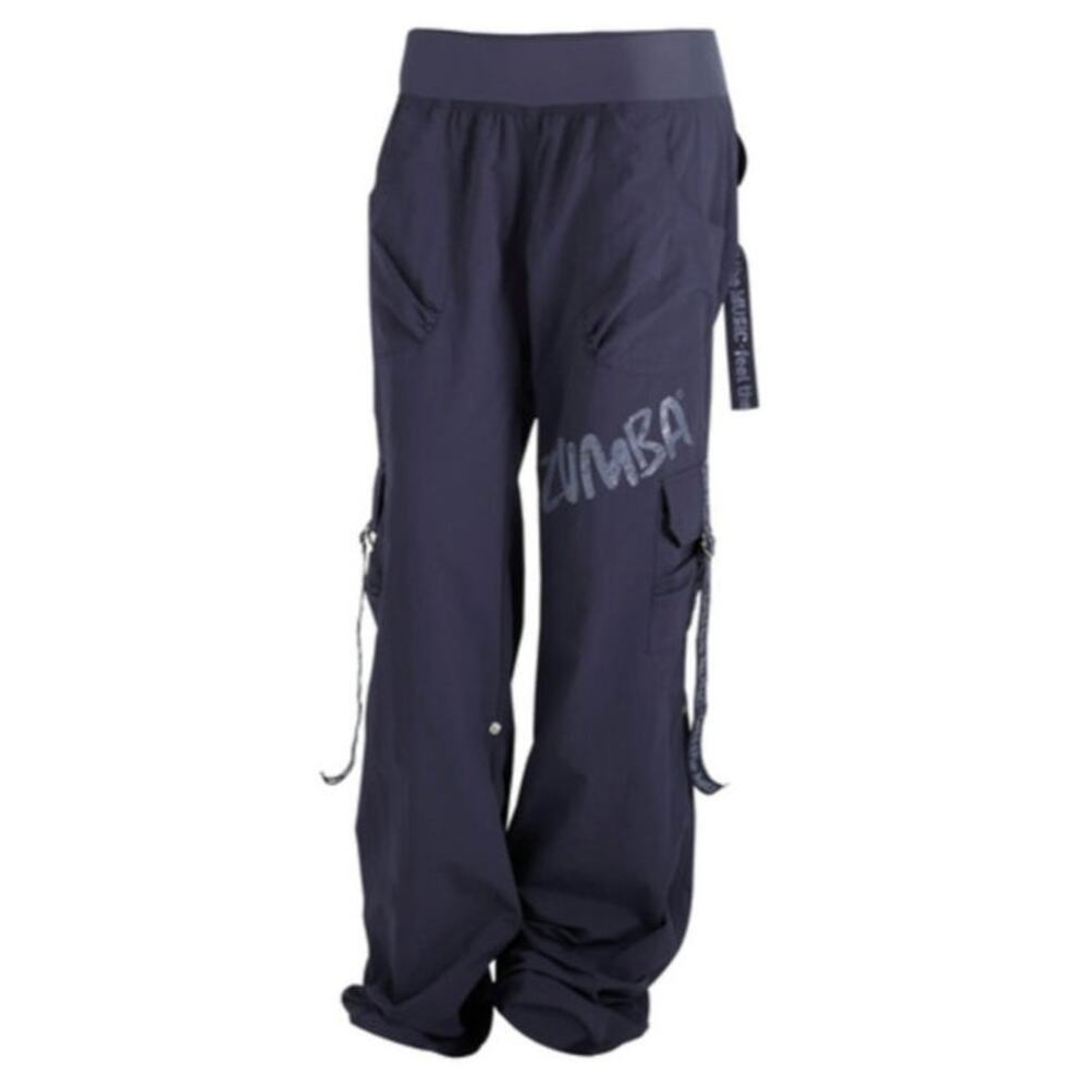 Zumba "Feelin' It" / "Feel the Music" Convertible Cargo Pants size medium
